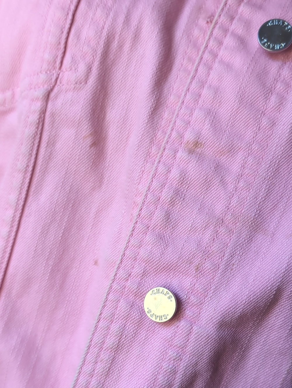 Chaps Pink Denim Jacket - Picture 4 of 5